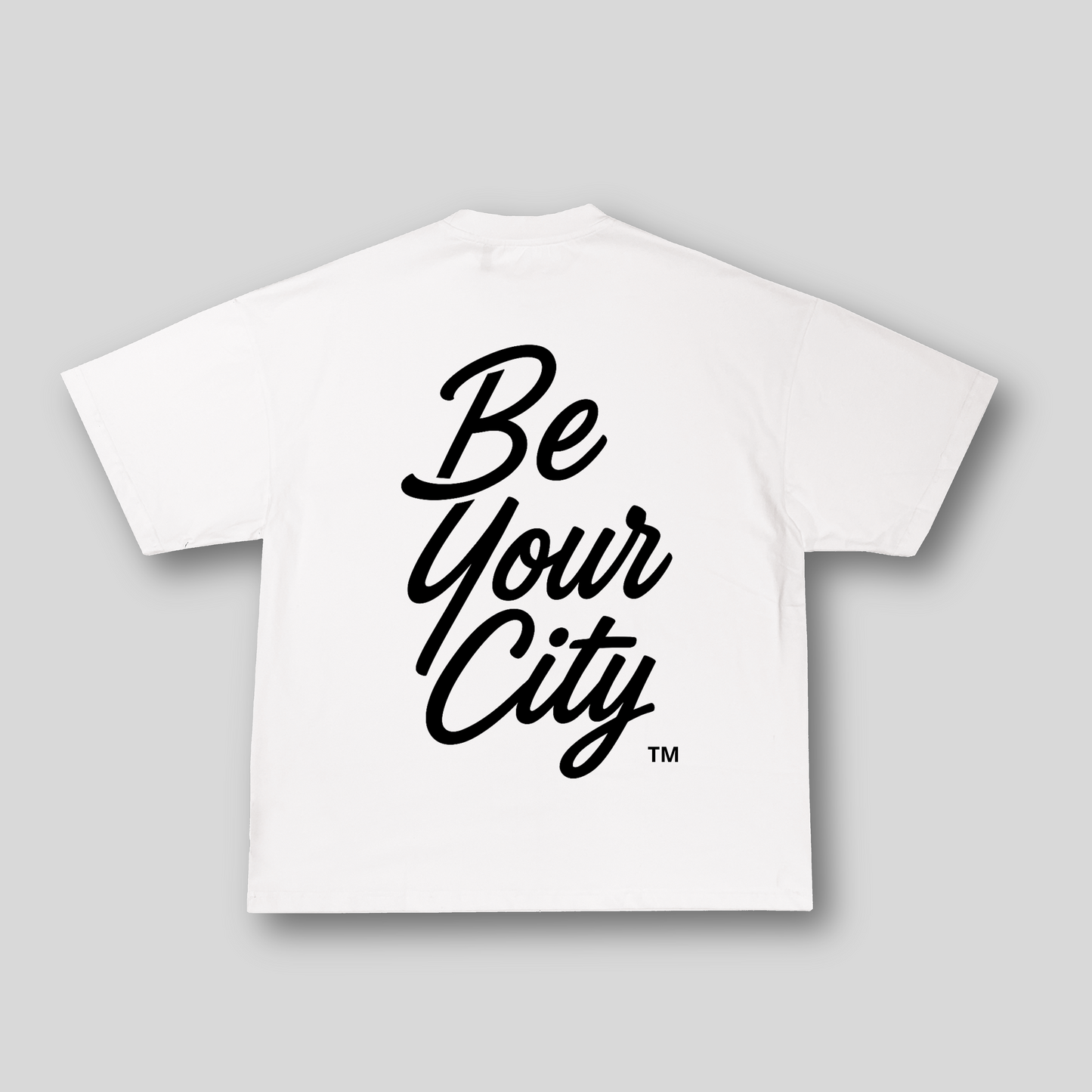 T-shirt Oversize Tournai – Blanc & Noir | 100% Coton Bio Premium