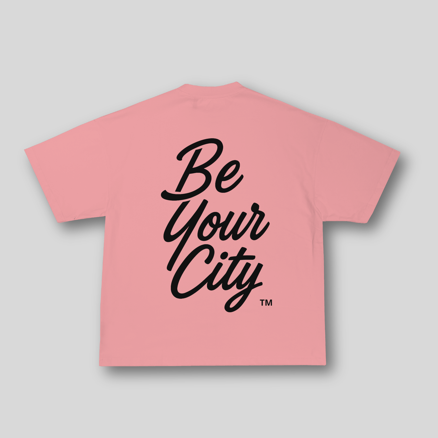 T-shirt Oversize Liège – Rose & Noir | 100% Coton Bio Premium